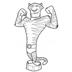 Madagascar (Animado) - Desenhos para colorir gratuitos