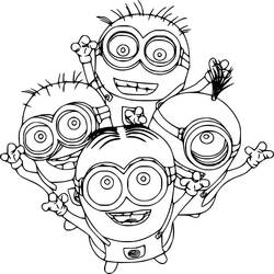 Minion - Desenhos para colorir gratuitos
