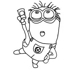 Minions - Desenhos para colorir gratuitos
