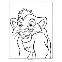 O Rei Leão - Desenhos para colorir gratuitos