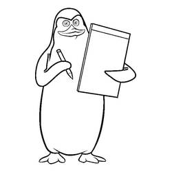Os Pinguins de Madagascar - Desenhos para colorir gratuitos