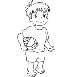 Ponyo - Desenhos para colorir gratuitos
