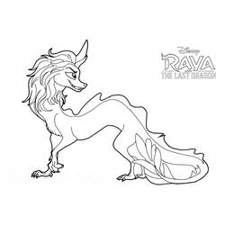 Raya e the Last Dragon - Desenhos para colorir gratuitos