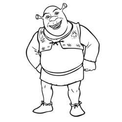 Shrek - Desenhos para colorir gratuitos