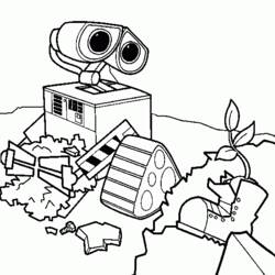WALL-E - Desenhos para colorir gratuitos