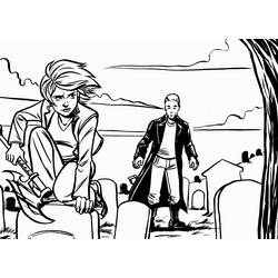 Buffy a Caça-Vampiros - Desenhos para colorir gratuitos