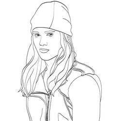 Desenho de Jay de Descendentes com boné para colorir