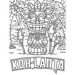 Koh Lanta - Desenhos para colorir gratuitos