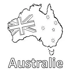Desenho Austrália #184047 para imprimir e colorir Desenho Austrália #184047 para imprimir e colorir