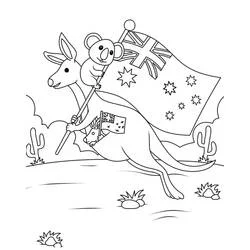 Desenho Austrália #218123 para imprimir e colorir Desenho Austrália #218123 para imprimir e colorir