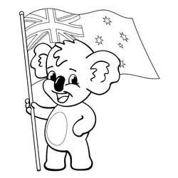 Desenho Austrália #218126 para imprimir e colorir Desenho Austrália #218126 para imprimir e colorir