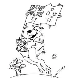 Desenho Austrália #218127 para imprimir e colorir Desenho Austrália #218127 para imprimir e colorir