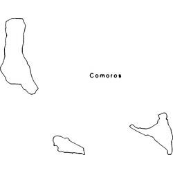 Comores - Desenhos para colorir gratuitos Comores - Desenhos para colorir gratuitos
