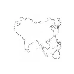 Desenho Mapa da Ásia #179902 para imprimir e colorir Desenho Mapa da Ásia #179902 para imprimir e colorir