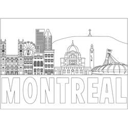 Montreal - Desenhos para colorir gratuitos Montreal - Desenhos para colorir gratuitos