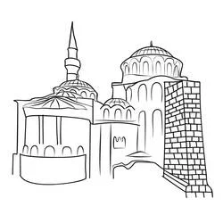 Turquia - Desenhos para colorir gratuitos