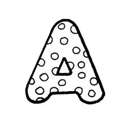 Letra A - Desenhos para colorir gratuitos Letra A - Desenhos para colorir gratuitos