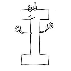 Letra I - Desenhos para colorir gratuitos Letra I - Desenhos para colorir gratuitos