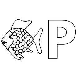 Letra P - Desenhos para colorir gratuitos Letra P - Desenhos para colorir gratuitos