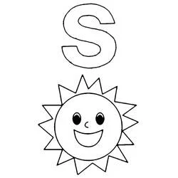 Letra S - Desenhos para colorir gratuitos