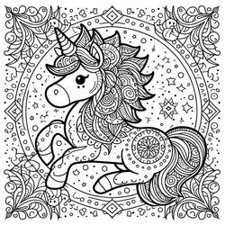 Mandalas de Unicórnio - Desenhos para colorir gratuitos Mandalas de Unicórnio - Desenhos para colorir gratuitos