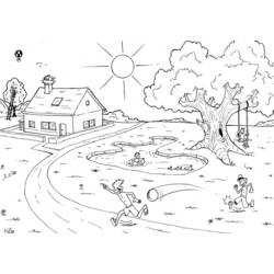 Campo - Desenhos para colorir gratuitos