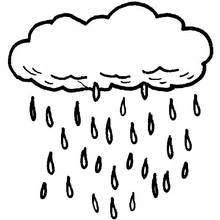 Chuva - Desenhos para colorir gratuitos