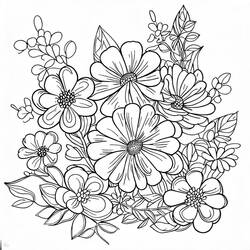 Flor - Desenhos para colorir gratuitos