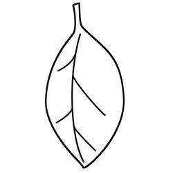 Folha - Desenhos para colorir gratuitos