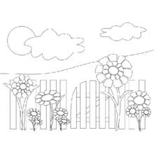 Jardim - Desenhos para colorir gratuitos