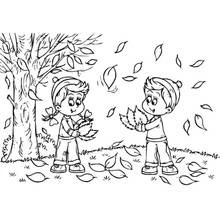 Outono - Desenhos para colorir gratuitos