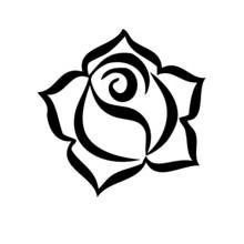 Imagem para colorir de Rosas (Natureza e Estações) #161903, fácil de imprimir
