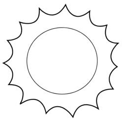 Sol - Desenhos para colorir gratuitos