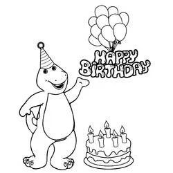 Barney - Desenhos para colorir gratuitos