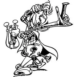 Cacofonix - Desenhos para colorir gratuitos