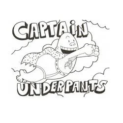 Captain Underpants - Desenhos para colorir gratuitos