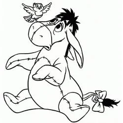 Eeyore - Desenhos para colorir gratuitos