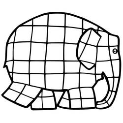 Elmer - Desenhos para colorir gratuitos Elmer - Desenhos para colorir gratuitos