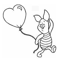 Piglet - Desenhos para colorir gratuitos