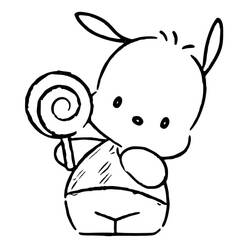 Pochacco - Desenhos para colorir gratuitos