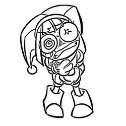 Pomni - Desenhos para colorir gratuitos