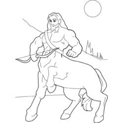Centauro - Desenhos para colorir gratuitos