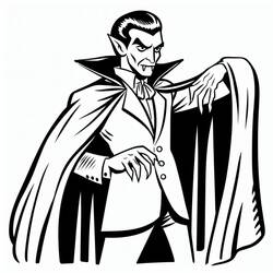 Drácula - Desenhos para colorir gratuitos