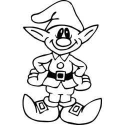 Elfo - Desenhos para colorir gratuitos
