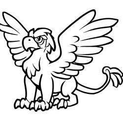 Grifo - Desenhos para colorir gratuitos