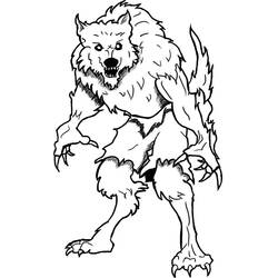 Lobisomem - Desenhos para colorir gratuitos
