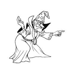 Mago - Desenhos para colorir gratuitos