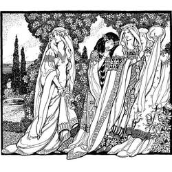 Middle Ages - Desenhos para colorir gratuitos