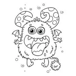 Monstro - Desenhos para colorir gratuitos
