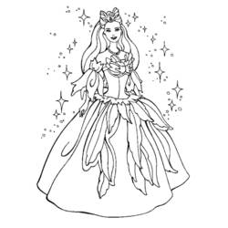 Princesa - Desenhos para colorir gratuitos
